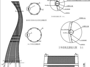 雕塑結(jié)構(gòu)圖圖紙